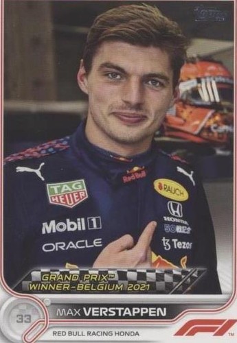 2022 Topps Formula 1 - Max Verstappen #162