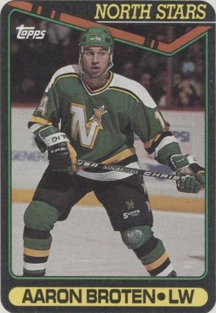 1990-91 Topps - Aaron Broten #118