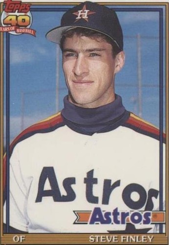 1991 Topps Traded - Steve Finley #42T