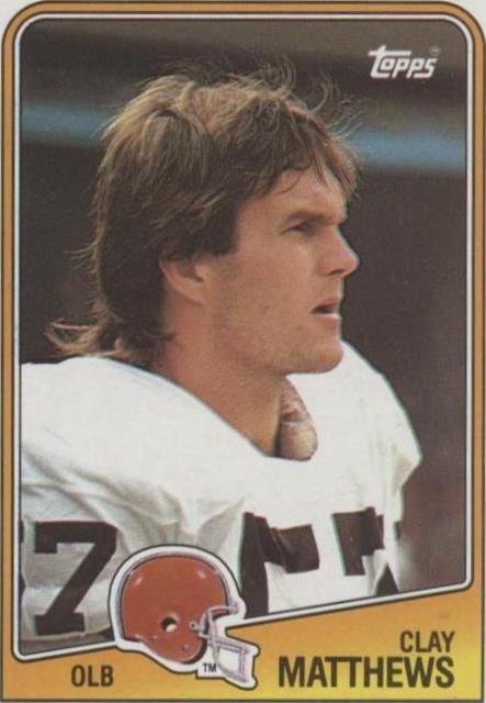 Topps Clay Matthews #97 1988