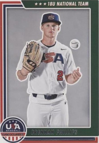 2022 Panini USA Baseball Stars & Stripes - Brennan Phillips #67