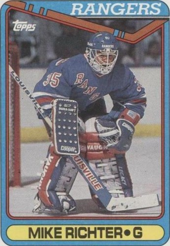 1990-91 Topps - Mike Richter #330