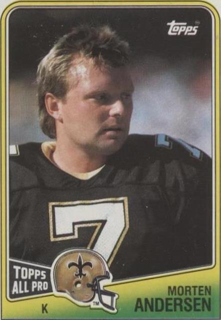 【サイン入り】BLACK AND BLUE Morten Andersen MORTEN ANDERSEN Signed Autograph Auto 8x10 New Orleans