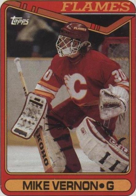 1990-91 Topps - Mike Vernon #351