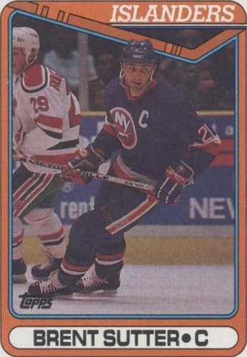 1990-91 Topps - Brent Sutter #258
