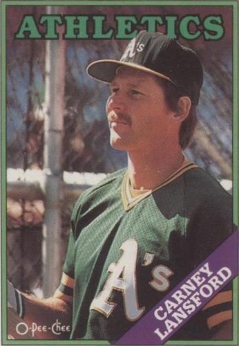 1988 O-Pee-Chee - Carney Lansford #292