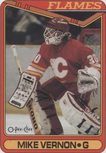 1990-91 O-Pee-Chee - Mike Vernon #351