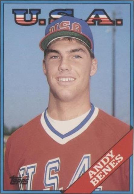 1988 Topps Traded - Энди Бенес No14T