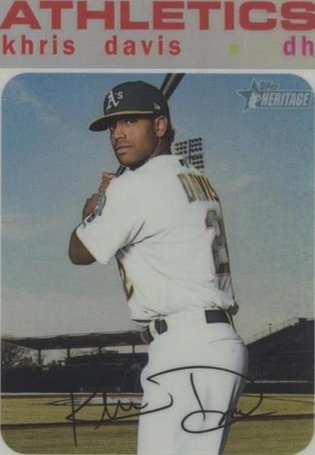 2020 Topps Heritage - Khris Davis #THC-81