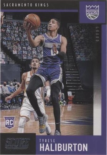 シングルカード 20-21 Crown e Tyrese Haliburton 2020-21 Panini Mosaic Rookie Tyrese Haliburton Sacramento