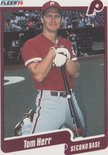 1990 Fleer - Tom Herr #560