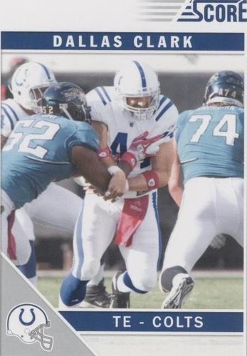 2011 Score Dallas Clark #123