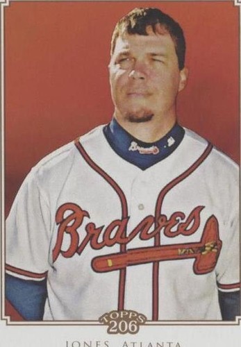 2010 Topps 206 - Chipper Jones #184