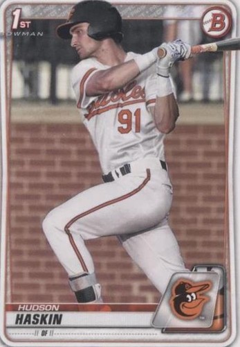 2020 Bowman Draft - Hudson Haskin #BD-130