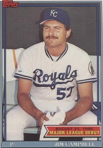 1990-91 Topps Major League Debut 1990 - Jim Campbell #24