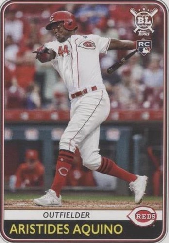 Aristides Aquino Topps Inception 直筆サイン Aristides Aquino 2020 Topps Big League Star Caricature