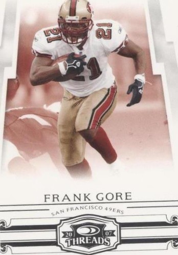 2007 Donruss Threads Frank Gore #118