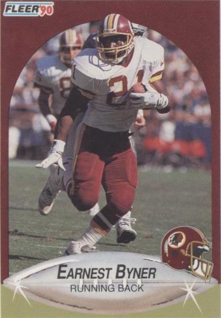 1990 Fleer Update Earnest Byner #U-20