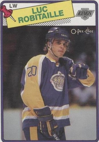 1988-89 O-Pee-Chee - Luc Robitaille #124