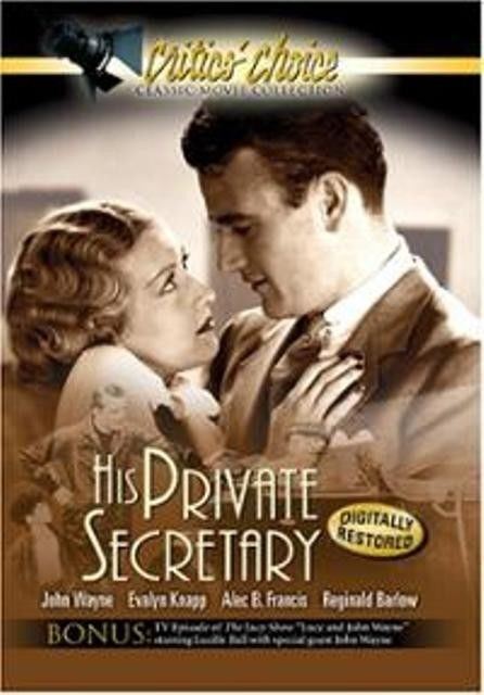 Dvd His Private Secretary+Lucy & John Wayne Lucy Show Evalyn Knapp Lucille Ball