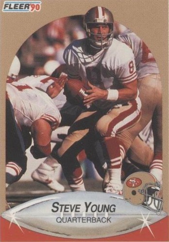 1990 Fleer Steve Young #17