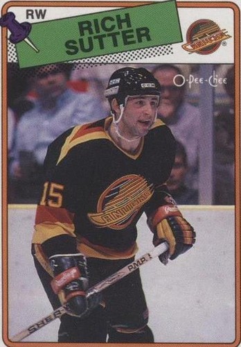 1988-89 O-Pee-Chee - Rich Sutter #255