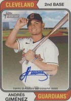 2023 Topps Heritage High Number - Andres Gimenez #ROA-AG
