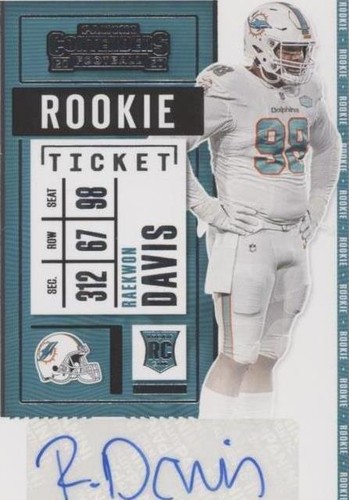 2020 Panini Contenders Raekwon Davis #166
