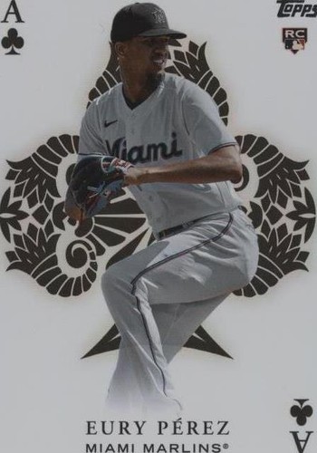 Eury Pérez, Walker Buehler Eury Perez SP2023 Topps Update All Aces BLUE Back Parallel