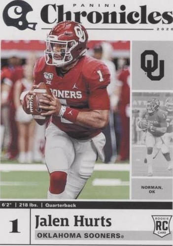 2020 Panini Chronicles Draft Picks Jalen Hurts #14