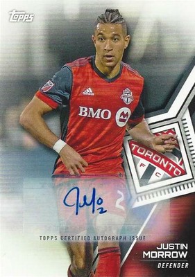 2018 Topps Major League Soccer Base Common Certified Autograph card - MLS Auto