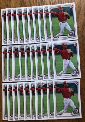 (x30 Lot) Sammy Infante 2020 Bowman Draft #48 1st Bowman Nationals Rookie RC