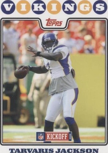 2008 Topps Kickoff Tarvaris Jackson #126