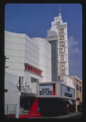 Esquire Theater Sacramento California Historic Americana Old Photo 1