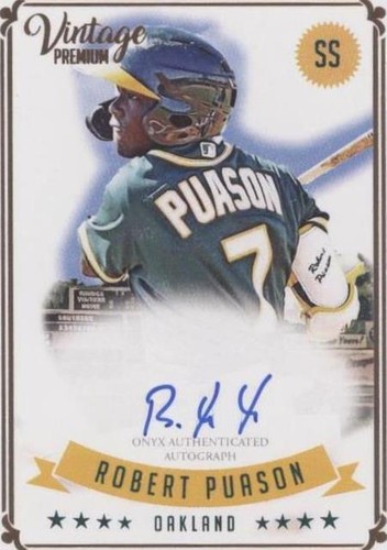 2020 Onyx Vintage - Robert Puason #PARP