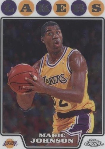 2008-09 Topps Chrome - Magic Johnson #171