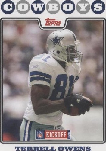 2008 Topps Kickoff Terrell Owens #7
