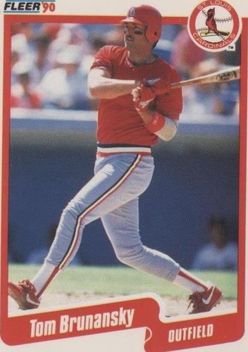 1990 Fleer - Tom Brunansky #242