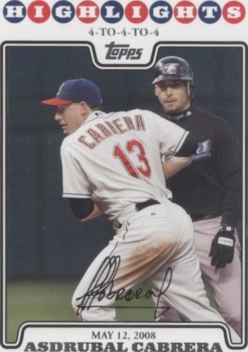 2008 Topps Updates & Highlights - Asdrubal Cabrera #UH161