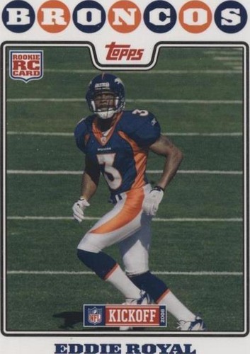 2008 Topps Kickoff Eddie Royal #202