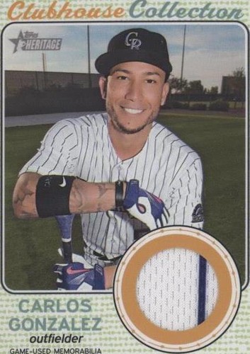 2017 Topps Heritage - Carlos Gonzalez #CCR-CG