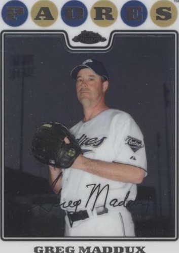 2008 Topps Chrome - Greg Maddux #163