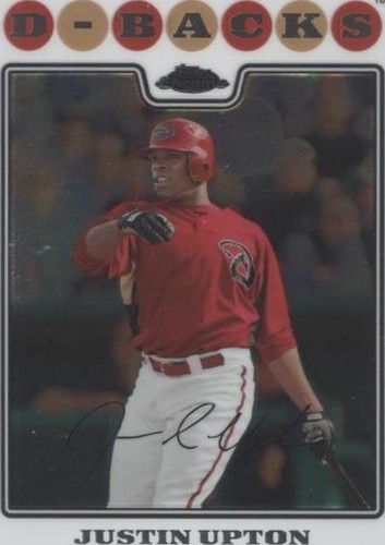 2008 Topps Chrome - Justin Upton #38