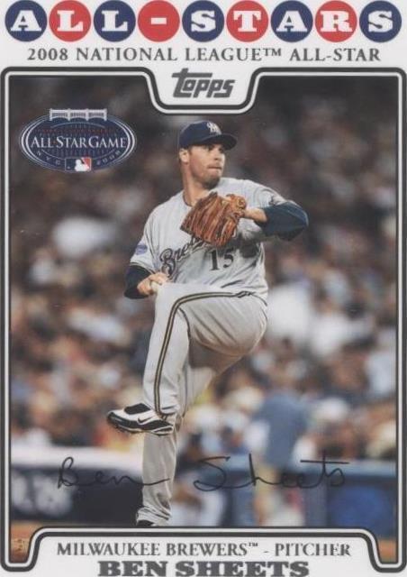 2008 Topps Updates & Highlights - Ben Sheets #UH316