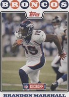 2008 Topps Kickoff Brandon Marshall #29