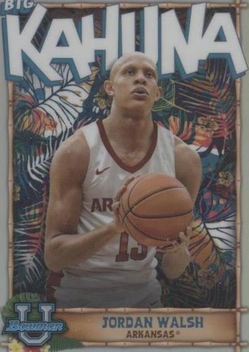 2022-23 Bowman University Chrome - Jordan Walsh #TBK-4