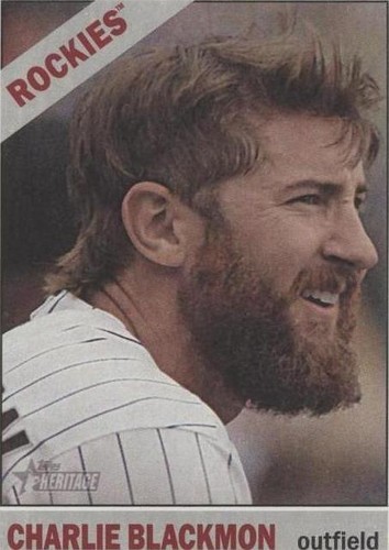 2015 Topps Heritage - Charlie Blackmon #335