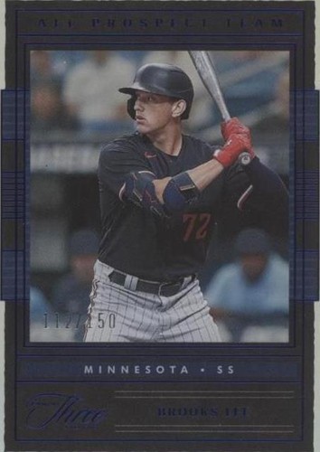 2023 Panini Three and Two - Brooks Lee #APT-BL