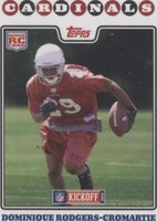 2008 Topps Kickoff Dominique Rodgers-Cromartie #211
