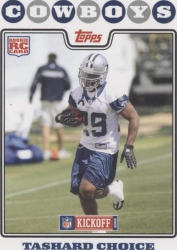 2008 Topps Kickoff Tashard Choice #189
